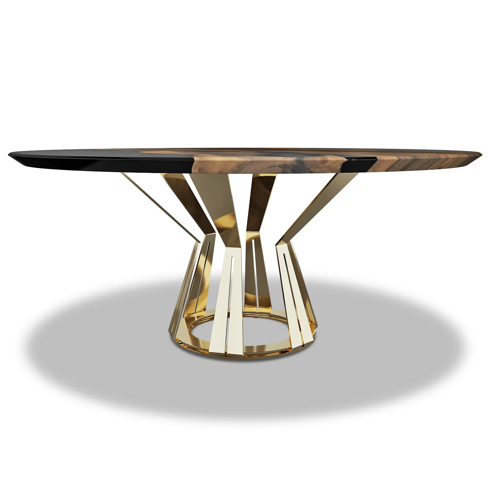 Atalante Walnut Round Table