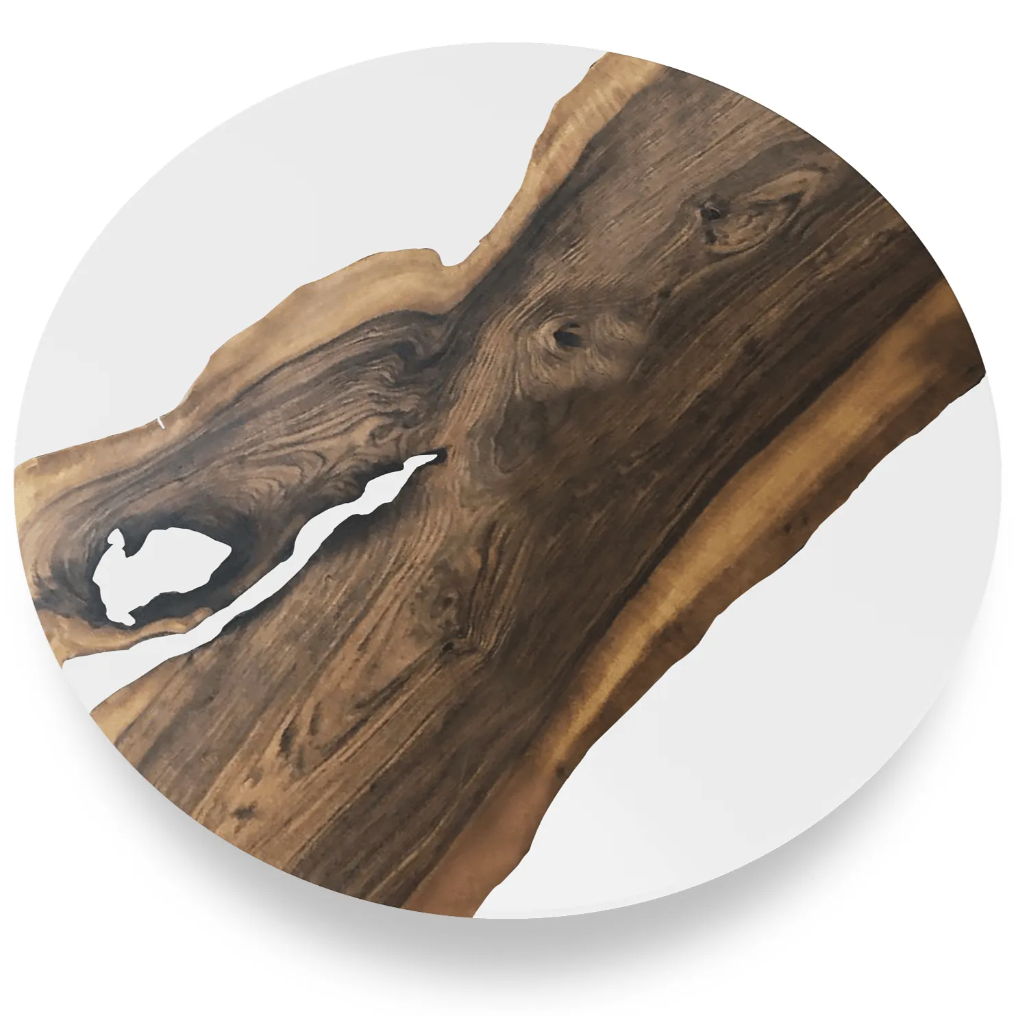 Atalante Walnut Round Table