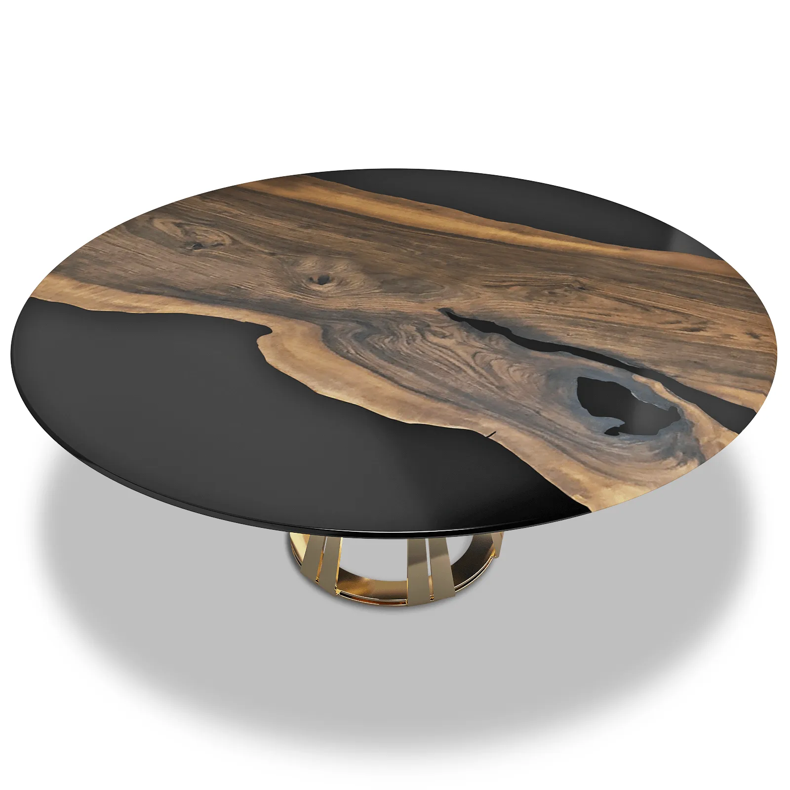 Atalante Walnut Round Table