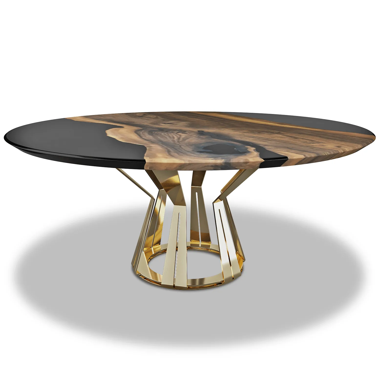 Atalante Walnut Round Table