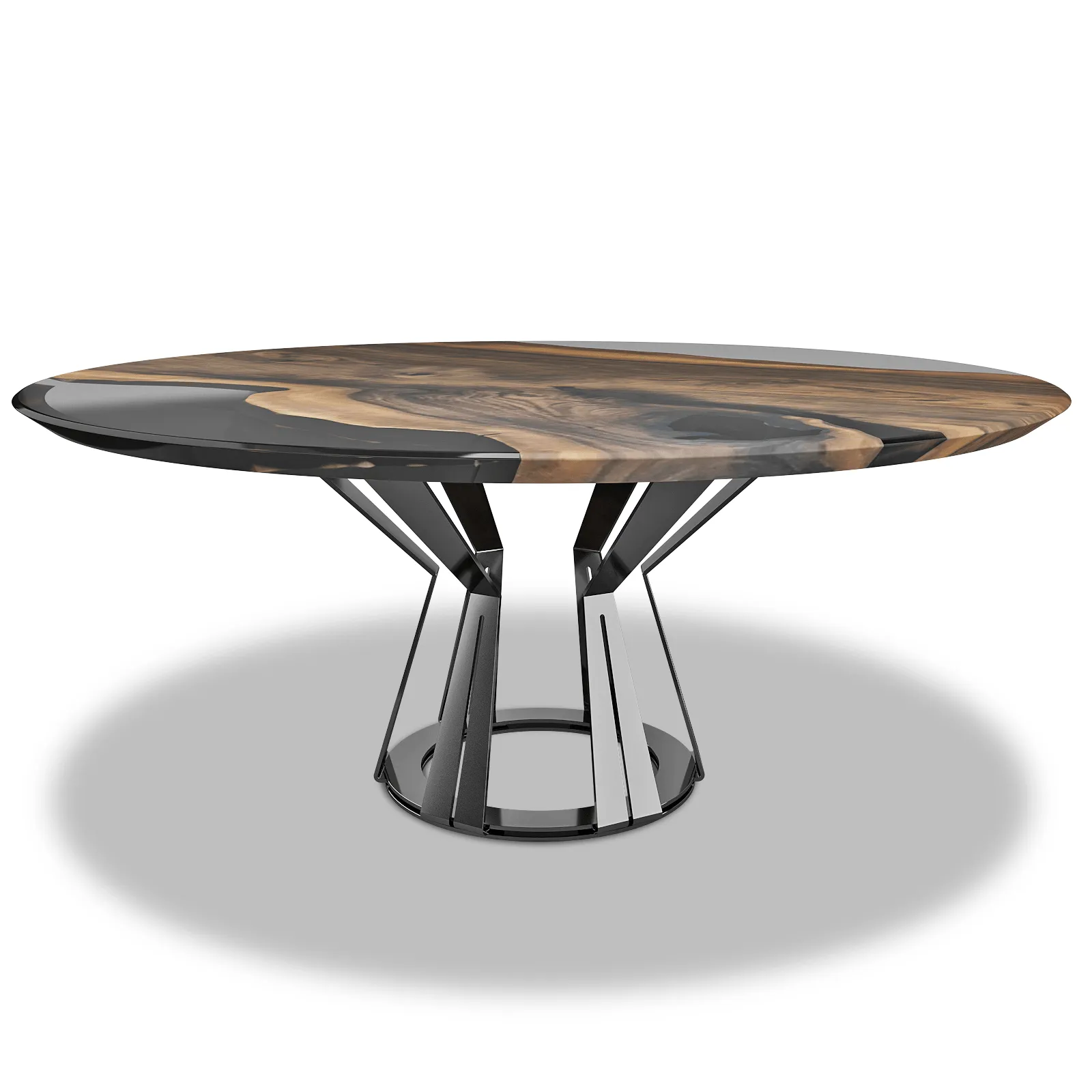 Atalante Walnut Round Table