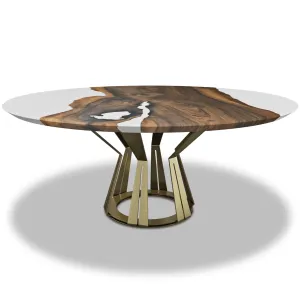 Atalante Walnut Round Table