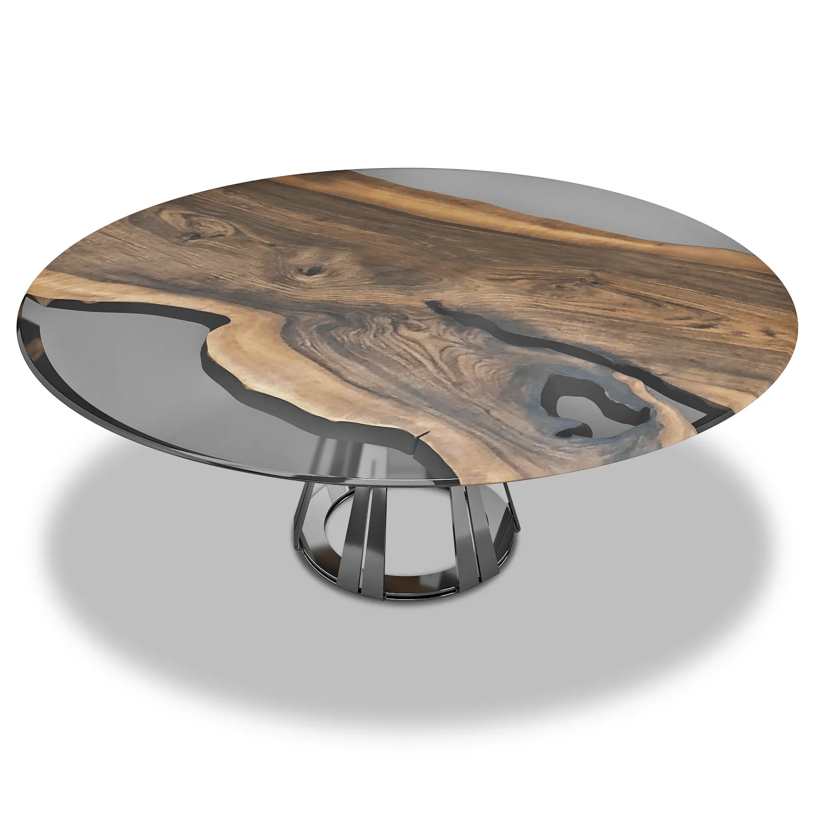 Atalante Walnut Round Table