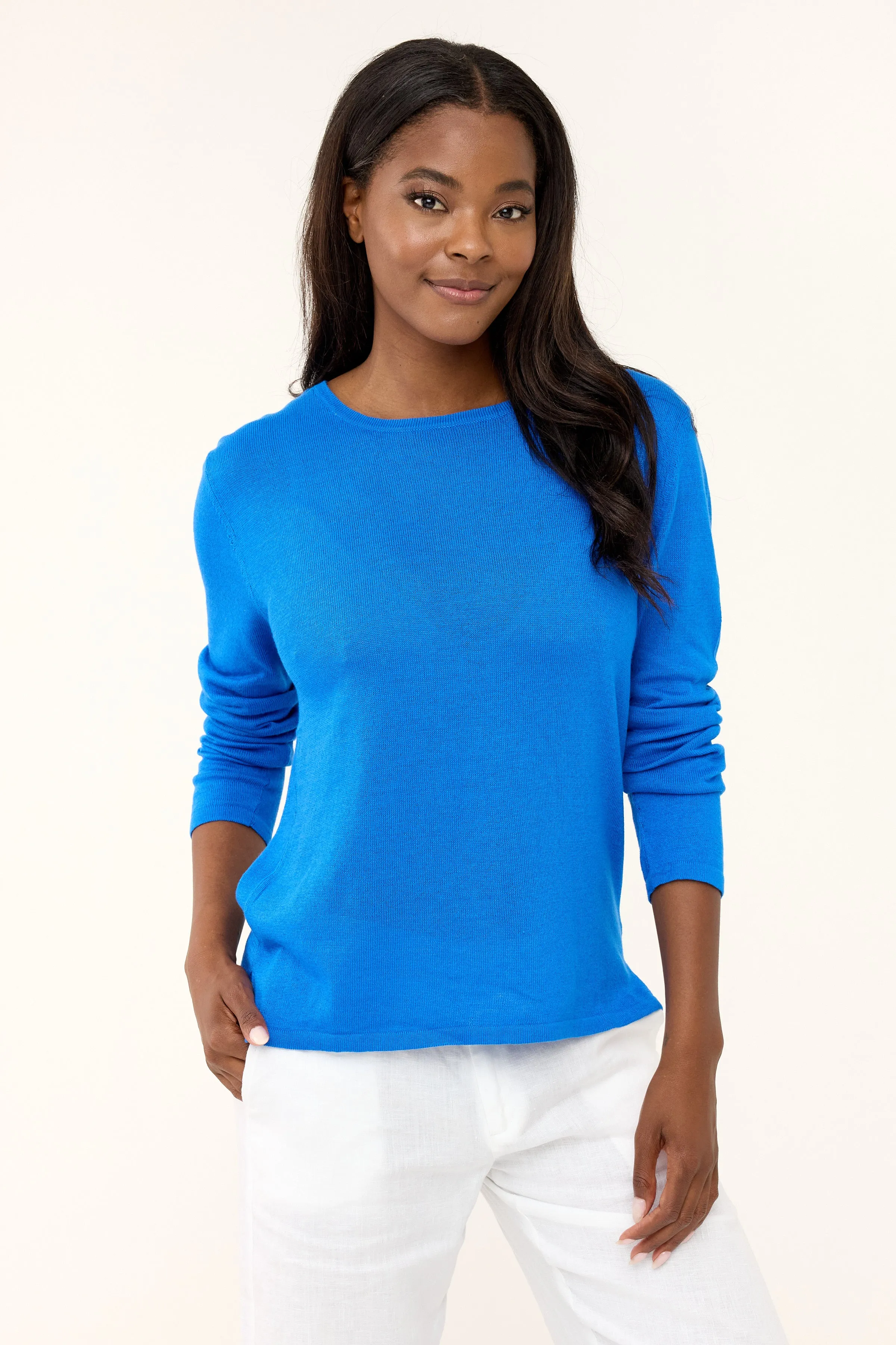 Brittany Sweater - True Blue
