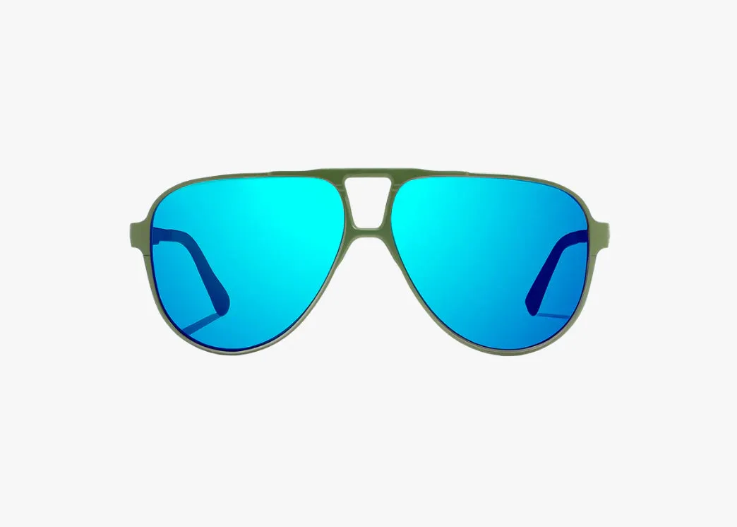 Clink Army Green Matte Blue Mirror Polycarbonate