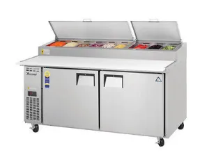 Everest EPPR2 71" Double Door Pizza Prep Table