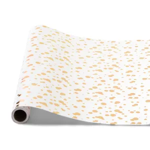 Gold Confetti Paper Wedding Party Table Runner