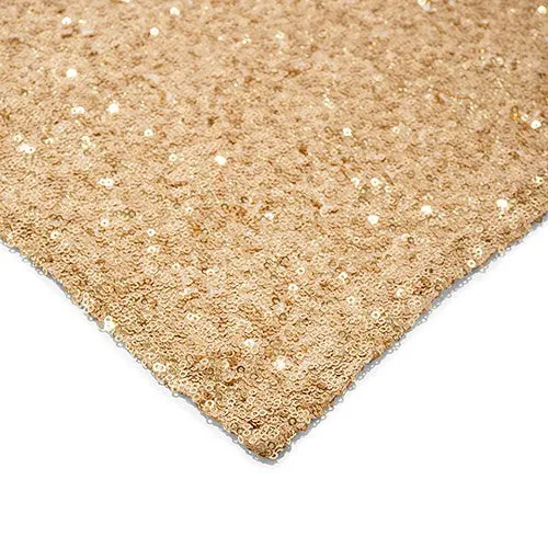 Gold Sequin Wedding Party Table Runner