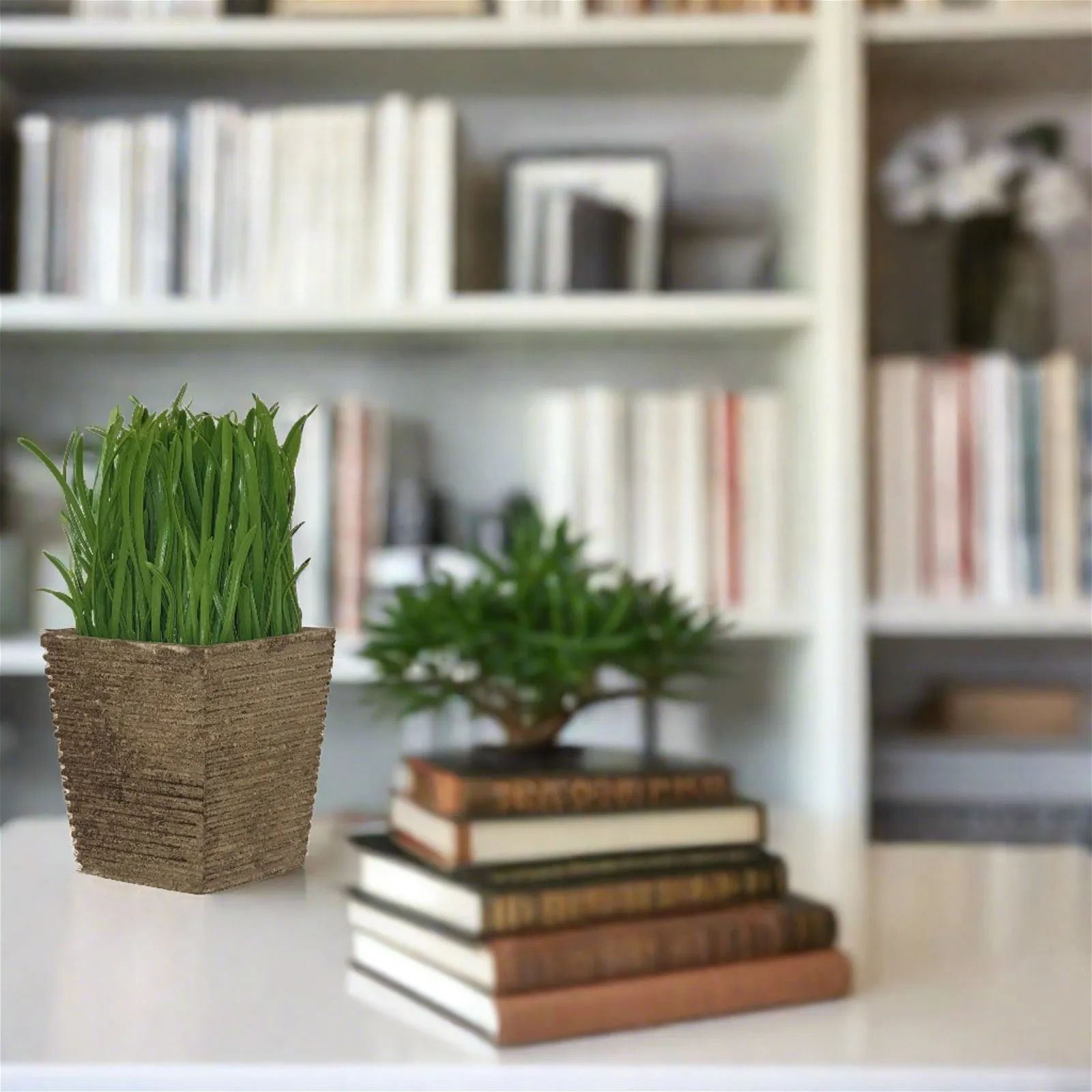 Lush Green 16cm Artificial Pot Plant by Criterion