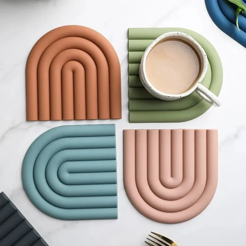 Rainbow Silicone Table Mat