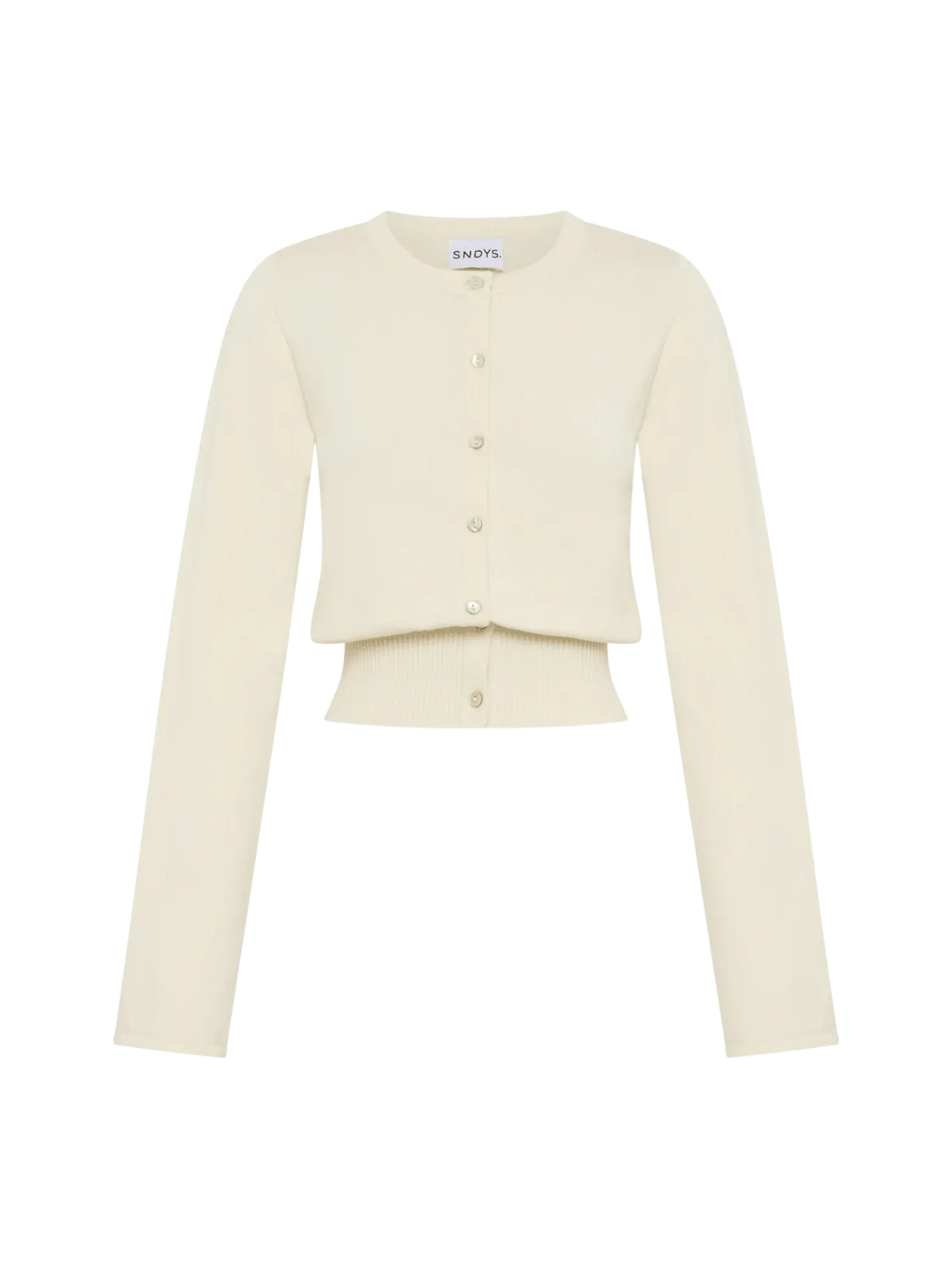SNDYS - August Button Up Cardi - Cream